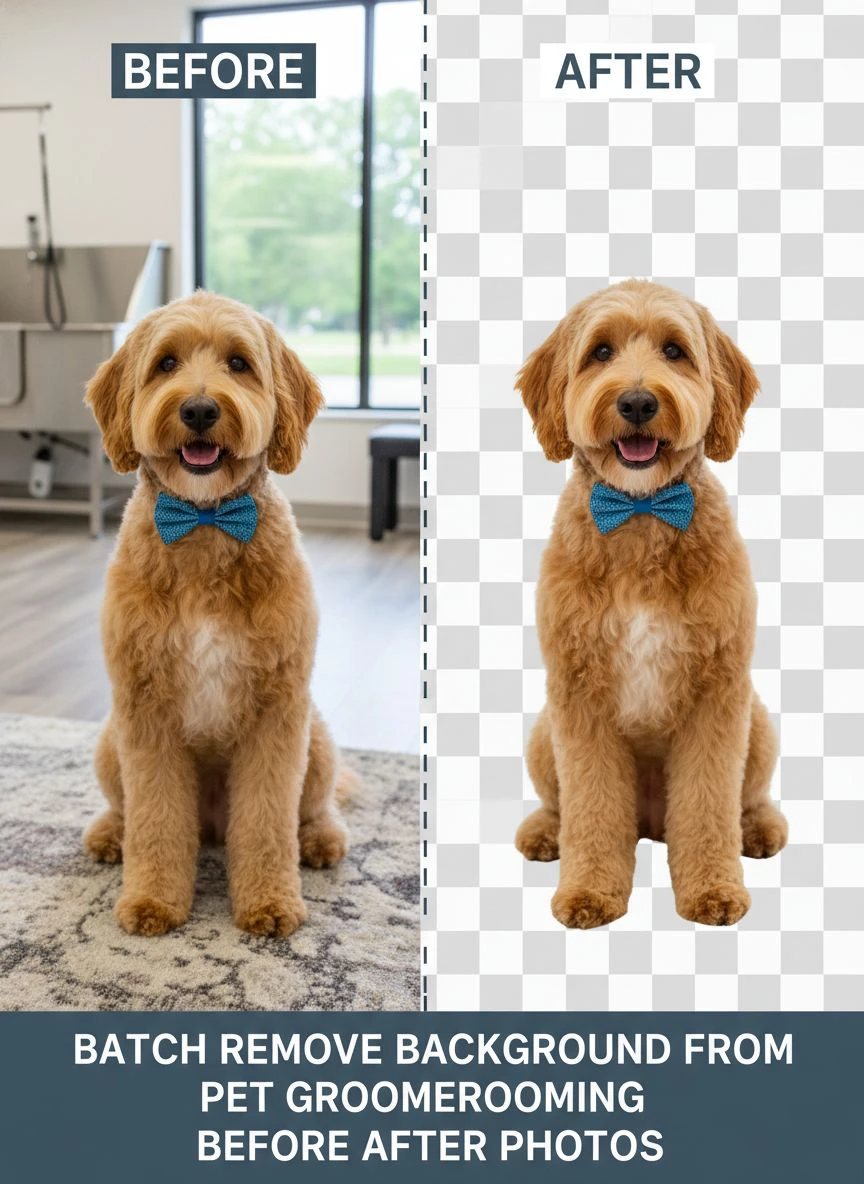 batch remove background from pet grooming before after photos - Professional Guide